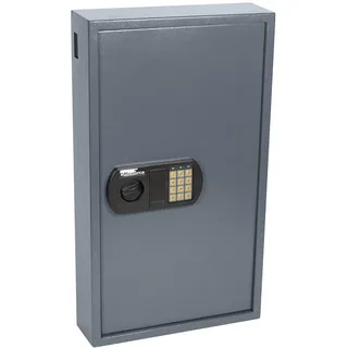 Schlüsseltresor mit Zahlencode für 150 Schlüssel – Wandmontage Stahl | Schlüsselkasten groß mit Code & Notschlüssel | Schlüsselschrank abschließbar | Schlüsselsafe Hausverwaltung, 4mm Stahl
