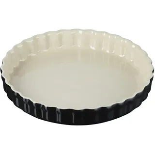 Le Creuset Tarteform rund 28 cm Schwarz