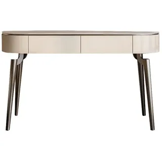 JVmoebel Schminktisch Beiger Kosmetiktisch aus Holz mit eleganter Designer-Optik (1-St., Schminktisch), Made in Europa beige