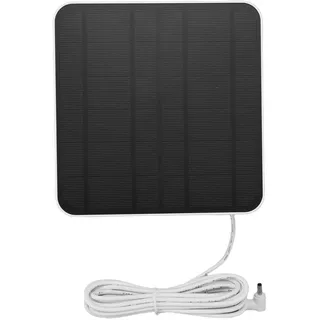 Cryfokt Monokristalline Silizium-Solarmodule mit DC-Micro-USB-Anschluss für Ring Cam Plus Pro Solar-Ladegerät, 2er-Pack Ladekabel