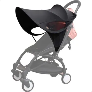 ROMIRUS Elastische Sonnensegel Kinderwagen mit UV Schutz 50+ für Stokke YOYO3, Sonnenverdecke für Babyzen YOYO2 YOYO 6+ Buggys Zubehör Sonnenschutz