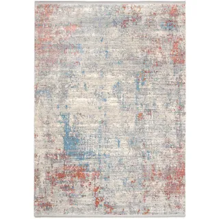 Dieter Knoll Webteppich Vibrant, Mehrfarbig, Textil, Abstraktes, rechteckig, 140x200 cm, Oeko-Tex® Standard 100, für Fußbodenheizung geeignet, Teppiche & Böden, Teppiche, Webteppiche