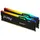 DDR5 5600MT/s RGB 128GB Kit (2x64GB) CL40 Schwarz KF556C40BBAK2-128