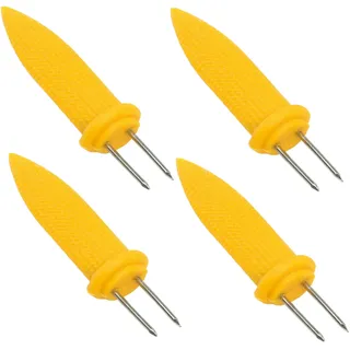 4x Maiskolbenhalter 6,5cm für Maiskolben grillen Spieße Stocher BBQ Grillzubehör