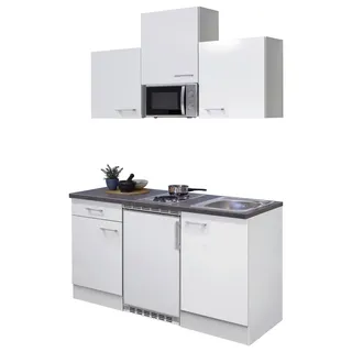 Flex-Well Küchenzeile Lucca 150 cm Weiß