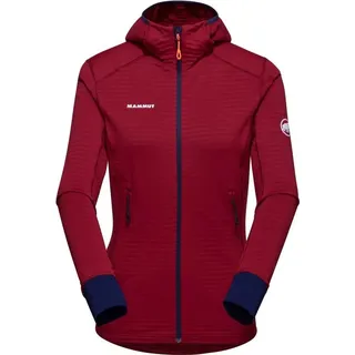 Taiss Light ML Hooded Jacket Women, blood red-marine, XS, Midlayer Jackets, Mammut - Rot - XS