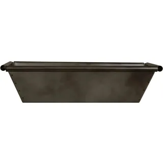 Zink-Blumenkasten Blacklook 20 cm x 40 cm x 11cm