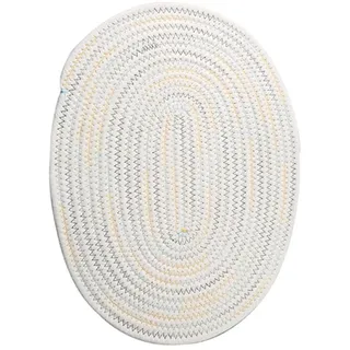 Blausky 4 Stück Oval Platzsets,Baumwolle Tischmatten,Geflochten Platzdeckchen,Tischuntersetzer Ovales,Gewebte rutschfest Abgrifffeste Tischsets,Hitzebeständig für Esszimmer,Küche,Blau,30 x 40 cm
