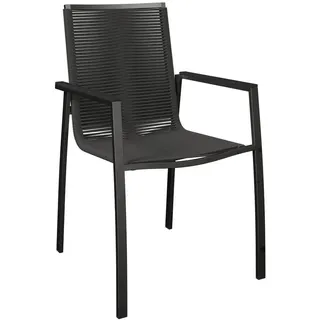 AMATIO Gartensessel GIRONA 56 x 58 x 91 cm dunkelgrau
