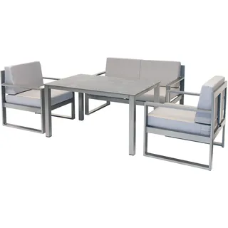MFG Freizeitmöbel, "Alu Lounge-Set, "8-teilig", anthrazit