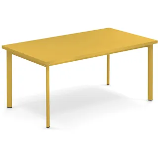 Emu Star Gartentisch 160 x 90 x 75 cm Currygelb