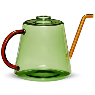 Dezain® - Gießkanne Raili 1l aus Glas – kleine Gießkanne für Zimmerpflanzen & Balkon-Blumen – Indoor Watering Can – skandinavisches Design – Mini Gießkanne in Hellgrün