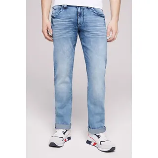 Regular-fit-Jeans CAMP DAVID Gr. 30, Länge 30, blau Herren Jeans Regular Fit mit Wrinkle-Effekten
