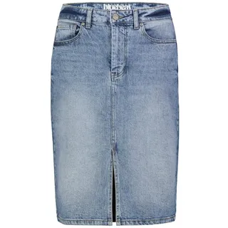 SUBLEVEL Jeansrock Damen Maxi Midi Mini Rock langer Schnitt Denim Stretch S - 36