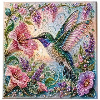 Generisch 2026 Animal Pearl Art DIY Craft Kit, 5D Diamond Painting for Adults Beginner, Handmade Pearl Beads Diamond Dots Painting Gem Sparkling Horse Home Wall Decoration, Home Room Decoration 20cm