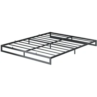 VitaliSpa, Bett, Bettgestell Lenora, Schwarz, 180x220 (180 x 220 cm)