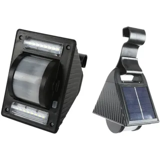 Buri Solar LED Dachrinnenleuchte Gartenleuchte Solarlampe Zaunleuchte Aussenleuchte