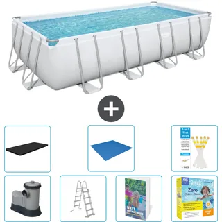 Bestway Power Steel Rechteckig - 549x274x122 Cm - 8-teilig  S546