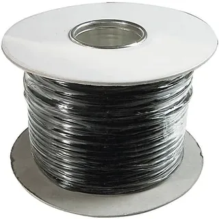 Digitus Telefon (analog) Anschlusskabel [1x TAE-F-Stecker, TAE-F-Buchse - 1x TAE-F-Stecker, TAE-F-Buchse] 100.00m Schwarz