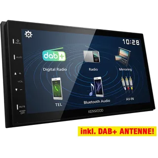 KENWOOD 2-DIN DMX129DAB Auto Radioset für OPEL Astra H & Antara