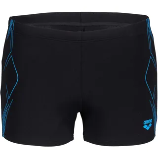Arena Graphic Swim Short Black-Turquoise M