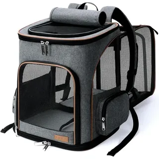 Lekesky Groß Katzen-Rucksack Hunde-Rucksack für Katzen und Hunde bis 8-10kg