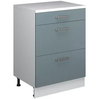 Vicco Unterschrank R-Line 60 x 46 x 83,8 cm Blau/Grau