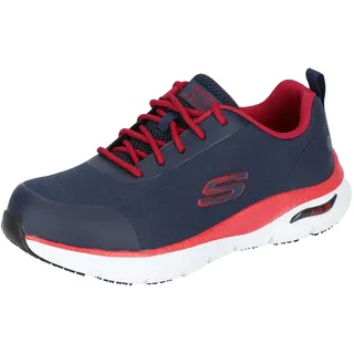 SKECHERS Arch Fit SR Ringstap Arbeitsschuhe 42 Blau/Rot