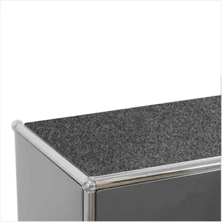 Filz Auflagen geeignet für USM Haller & konektra Regale – 96% recyceltes PET mit Antirutschbeschichtung | Farbig abgestimmt | Viele Größen | Made in Cologne | (Shadow, 33,5 x 33,5 cm)
