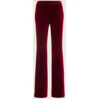 Madeleine Samthose Weite Rubinrot 21