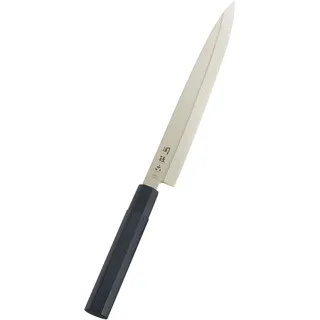 KAI Seki Magoroku Kinju und Hekiju Yanagiba 24,0 cm Klingenlänge - 8A solid & SUS420J2-58 & 56 (±1) HRC - handgefertigt - Pakkaholz & PP-Kunststoff - Sushi und Sashimi Messer - Made in Japan