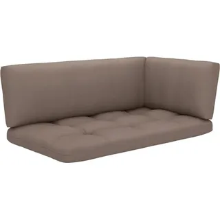 vidaXL Paletten-Lounge-Set 4-tlg. grau