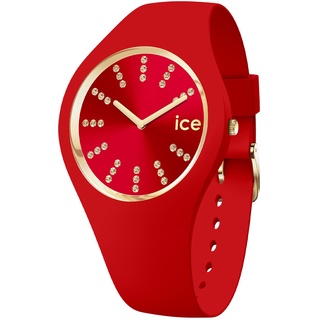 Ice-Watch - ICE cosmos Red gold - Rote Damenuhr mit Kunststoffarmband - 021302 (Small)