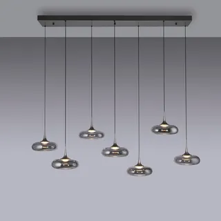 Schöner Wohnen POSH 7-flg. 42 cm oval grau Rauchglas