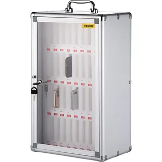 Vevor Aufbewahrungsbox 32 x 20 x 51 cm 1-tlg. silber