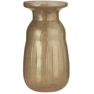IB Laursen Hyazinthenvase pebbled Glas, Höhe 13.2, Ø 7 cm, honey