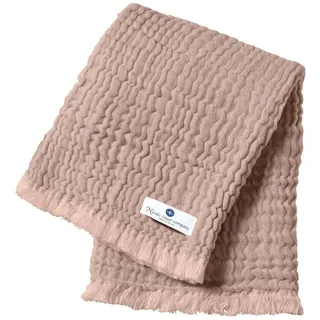 nordic coast company Babydecke Musselin Fransen 80x80cm,