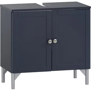 Schildmeyer Waschbeckenunterschrank Jesper 155345, Nachtblau, 60,2 x x 58,5 cm