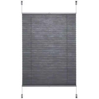 LIEDECO Klemmfix-Plissee Easy 60 x 130 cm grau