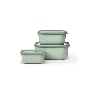 Mepal Cirqula rechteckig nordic sage 0,75 l 3-teilig