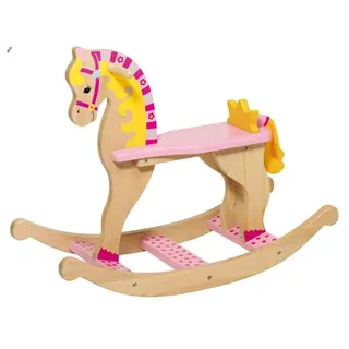 Holz Schaukelpferd Prinzessin hochwertig verarbeitet für Mädchen GOKI NEU