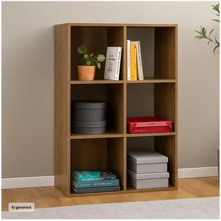 Hti-Living Regal 60 x 30 x 90 cm Eiche