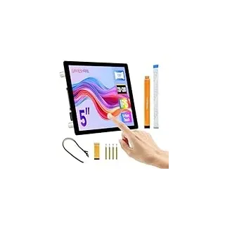 Waveshare 5inch DSI LCD Capacitive Touch Screen, Compatible with Raspberry Pi 5/4B/3B/CM3/3+/4, 720 × 1280 IPS, Optical Bonding Toughened Glass Panel, DSI Interface, 5-Point Touch Screen