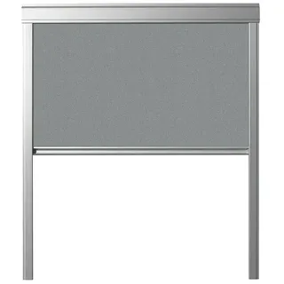 Verdunkelungsrollo DUA  (Grau, 66 x 118 cm, Passend für: Dachfenster 66 x 118 cm von Solid Elements, VELUX®, FAKRO®)