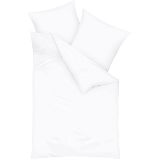 KAEPPEL Uni Mako-Satin weiß 200 x 200 cm + 2 x 80 x 80 cm