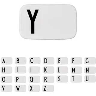 Design Letters Buchstaben Brotdose für Kinder, Erwachsene A-Z | Lunchbox BPA frei | Lunchbox Erwachsene | Personalisierte Geschenke | Ideal als Snackbox, Frühstücksbox, Brotbox Kinder, Brotdose Schule