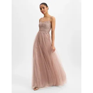 Vera Mont Abendkleid mit Spitzenbesatz, Rose, 34