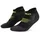 No Show Socken Damen 5 0 schwarz/lime 37-40