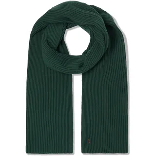 Mustang Schal "Herren Style Fresno", Herren, Gr. one-size, grün (dunkelgrün), Strick, 50% Acryl, 50% Baumwolle, Modetücher Schal
