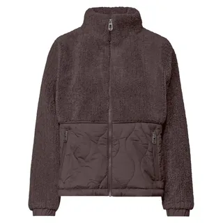 STREET ONE Teddy-Jacke mit Softshelldetails braun 36
